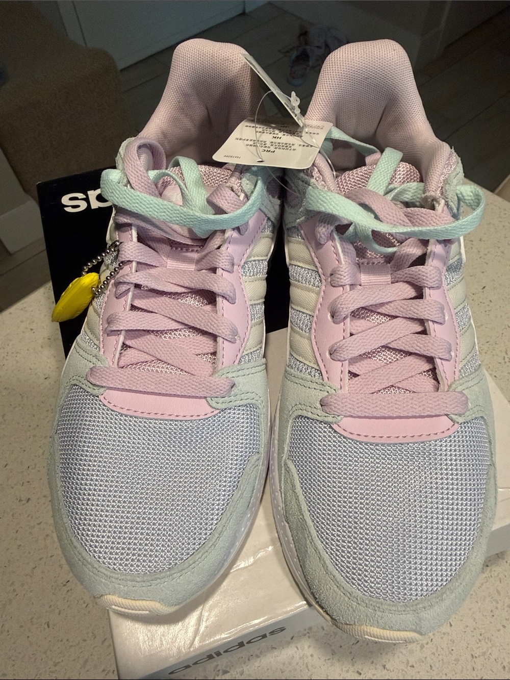adidas Women's Lilac Pink & Mint Pastel Runner Sneakers